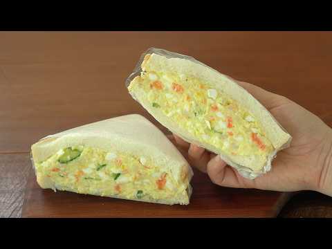 감자와 계란에 이것 넣어서 샌드위치 만들어보세요 :: 너무 쉬운데 맛없없 조합이예요 :: 감자계란 샌드위치 :: Potato Egg Sandwich