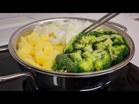 겨울철 놓치기 쉬운 채소는 쪄서  밥대신 1일 1채소 챙겨드세요!! 든든하면서 아침 식사가 간편해져요 (ft,감자브로콜리 수프,채소 수프 만들기)