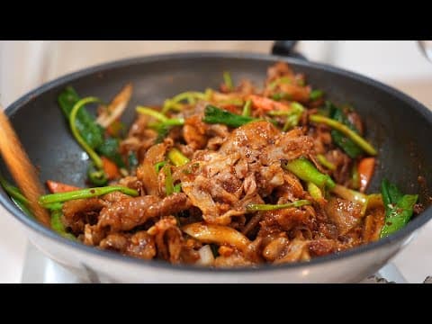 대패삼겹살볶음 '고추장' 넣지마세요! 더 맛있는 양념이 있어요~