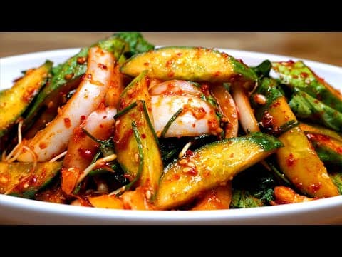 상추오이무침 비법 알려드립니다