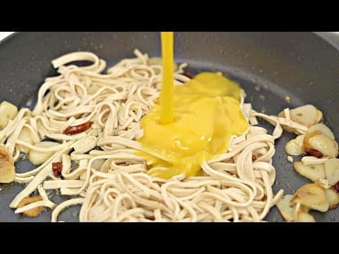 이 계란 파스타는 진짜 살안쪄요. 정말이에요🙄