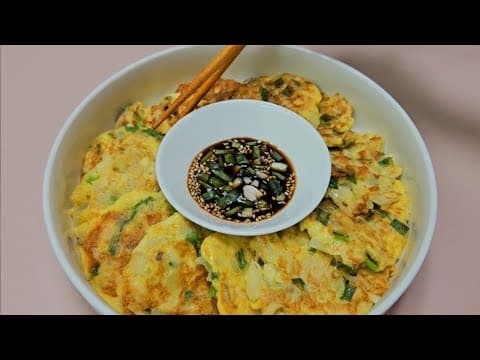 새송이버섯전은 잘게 잘라서 이렇게 드세요🍄고기보다 맛있어서 밥대신 먹어도 배부르고 살은 그냥 빠져요(새송이버섯전)