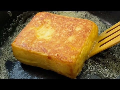 속까지 촉촉하고 폭신폭신한 프렌치 토스트 만들기