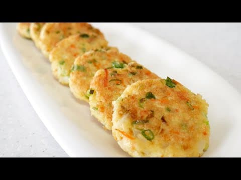 고기 없이 두부 왕창 넣고 만든 전 (두부요리/두부반찬/두부)