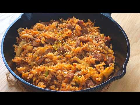 사장님 여기 김치볶음밥 하나 추가요! 집에서 맛보는 고기집 볶음밥 | Kimchi Fried Rice