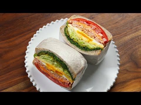 무지개 샌드위치!! 예쁜 소풍 도시락 만들기 :: 클럽 샌드위치