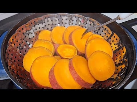 고구마는 쪄서 동그랗게 빚어보세요🍠 찐 고구마를 색다르게 먹는 초간단 고구마 간식이 완성됩니다