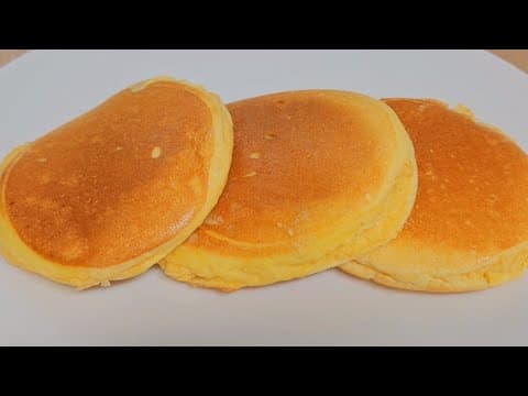 빵이 땡길 때 밀가루 대신 이것 넣어보세요🥞카스테라보다 부드럽고 맛있어요 (수플레 팬케이크,밀가루없이 빵 만들기)