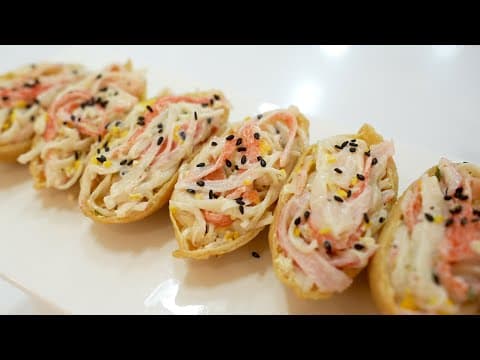 밥대신 두부로 가득찬 다이어트 초간단 유부초밥으로 살 걱정마세요~