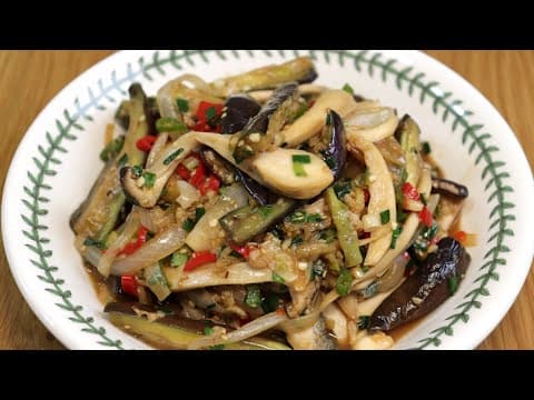 가지와 새송이가 있다면 저녁반찬은 이걸로 충분합니다 정말 맛있어요!👍