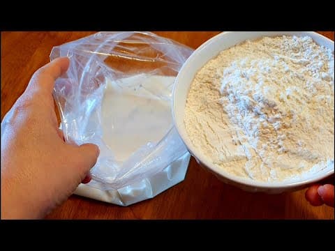 비닐봉지에 우유 한 컵, 밀가루 한 대접만 넣으면 정말 맛있는 요리가 됩니다❗이 비밀을 아는 사람은 거의 없어요. 얼른 시도해보세요💯