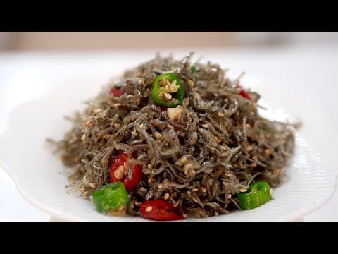 5분 설날 밑반찬! 잔멸치볶음 물엿만 기억하세요~ 바쁜설날 간단하게 밑반찬 만드세요.