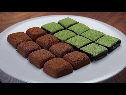 2가지 재료만 있으면 만들 수 있는 수제 생 초콜릿!! 너무 쉬워요 :: 쫀득쫀득 파베초콜릿 만들기 :: 연유초콜릿 만들기