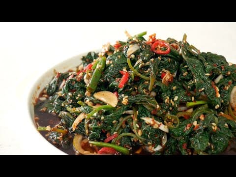 밥도둑반찬 바로 담가 먹는 깻잎순 김치! (깻잎김치/깻잎반찬/ 깻잎무침/깻순김치)