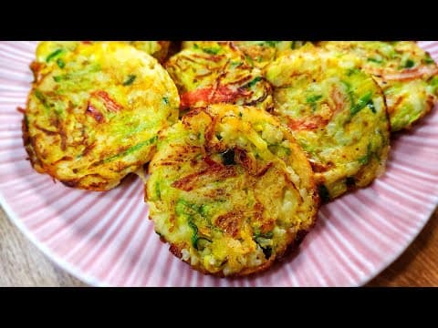 애호박 싫어하는 아이도 매일 이것만 먹어요~💥부드럽고 꼬수운 애호박 밥전💯편식이 사라집니다~