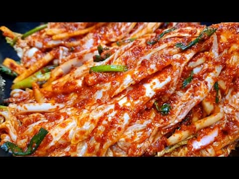 여름배추김치 정말 맛깔스럽게 담그는 비법 알려드립니다