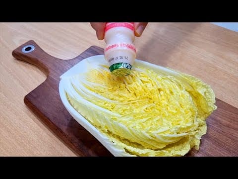 배추가 보이면 무조건 사와서 이렇게 만드세요