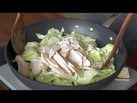 양배추를 이렇게 먹었더니 뱃살도 빠지고 너무 맛있어서 깜짝 놀라요‼️ 양배추, 닭가슴살, 계란 요리 👍🏻