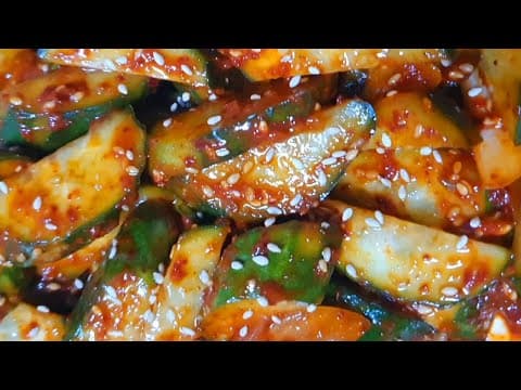 오이무침 비법은 절대 절이지 말고 '이것' 넣으면 제일 맛있어요
