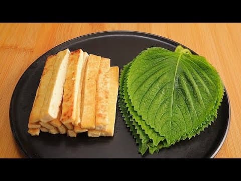 두부와 깻잎을 넣어 이렇게 드세요! 영양가득 맛있는 한끼가 완성됩니다👍💯