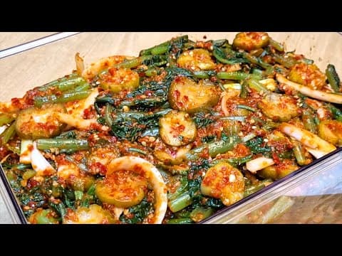 열무가 있다면 무조건 데치세요 깜짝 놀랄 맛입니다