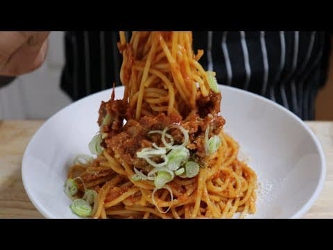 강슆:)토마토소스 만들기~ 와  매콤한 청양 토마토 소스  스파게티 [ homemade tomato sauce, bacon tomato spaghetti ]