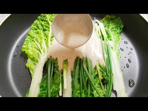 봄동에 '이것' 한 국자 부엇더니 당뇨와 고혈압을 예방하고 다이어트와 피부미용에도 그만이에요👍간단하면서도 맛있는 봄동메밀전💯