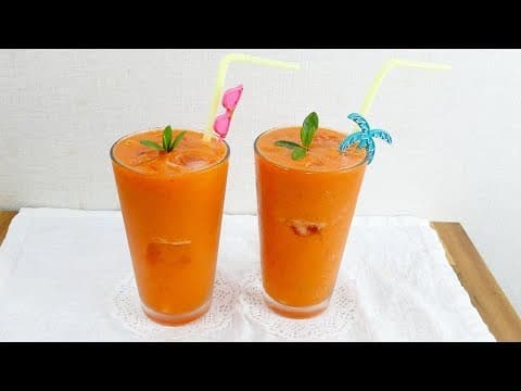 당근 사과 주스 & 해독주스( carrot with apple juice)
