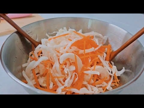 양배추와 당근은 매일 이렇게 드세요!! 뱃살도 빠지는데 젊어져요 (ft.양배추 김 샐러드 저속노화 레시피)