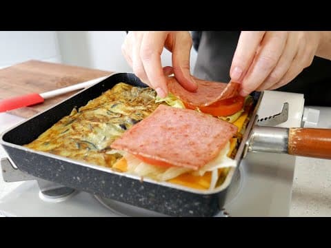 살 전~혀 걱정 없는 토스트! 식빵 없는 가지로 만든 토스트