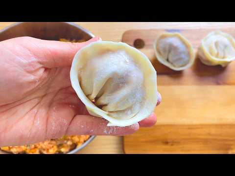 할머니표 만두🥟 레시피, 김치만두에 은은한 향과 식감이 매력적인 “이것” 꼭 넣으세요! : kimchi mandu (Dumplings)