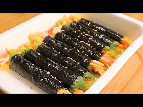 밥대신 이렇게 드세요! 아삭담백 영양 가득한 한끼가 완성됩니다👍💯