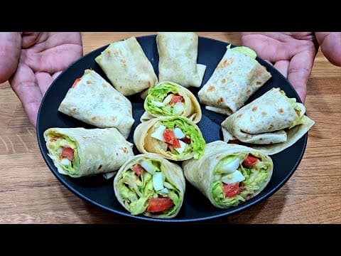 매일 먹어도 살 안찌는 "또띠아 롤" 만들기