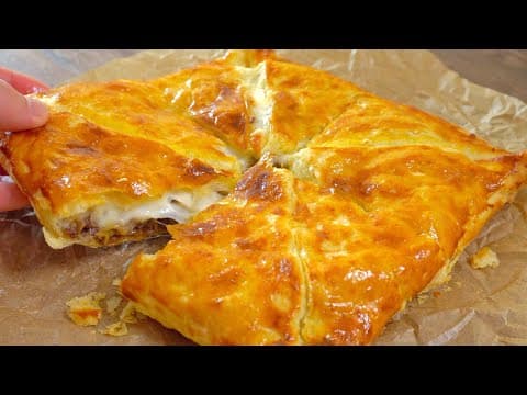 순식간에 한판이 사라지는 놀라운 미트파이~!! 쉽고 맛있는! 에어프라이어 레시피!