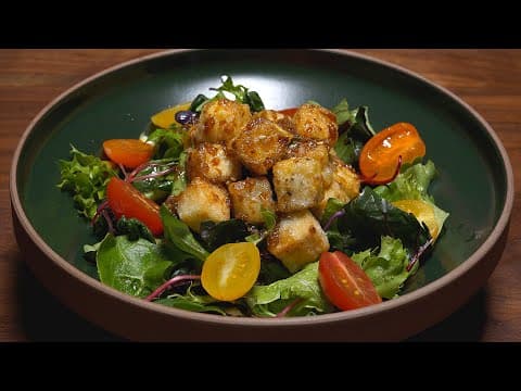[두부요리] 다이어트도 맛있게! 바삭바삭 두부 강정 샐러드!(4K)