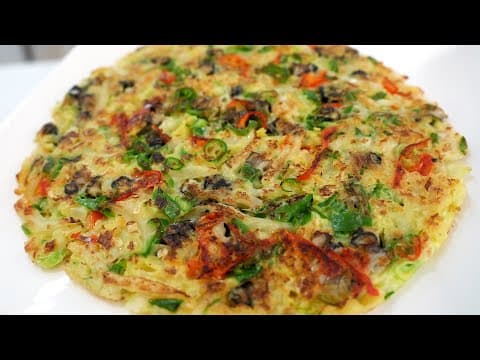 김장하고 집에 배추 많죠? 배추전에 000 넣으면 해물파전보다 맛있어집니다!