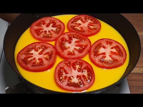 토마토와 계란으로 순식간에 아침식사가 완성됩니다!! 4k