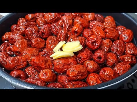 대추가 보이면 무조건 사와서 이렇게 만드세요