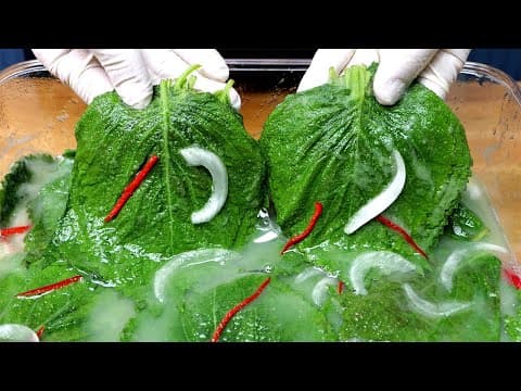 깻잎 물김치가 이렇게 맛있다니 놀랍습니다