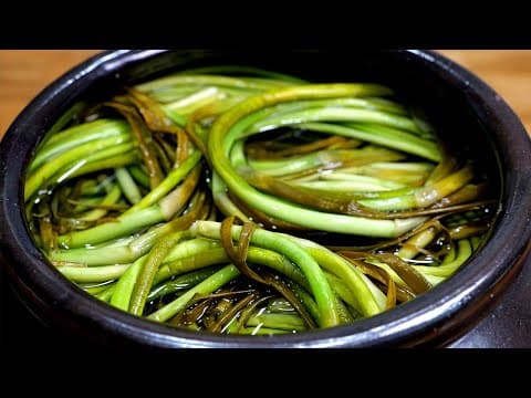 [마늘쫑 삭히기] 1년 내내 밑반찬 걱정 하지마세요