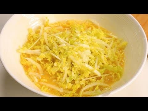 배추와 계란을 이렇게 드세요! 속편하고 든든한 한끼가 완성됩니다👍💯