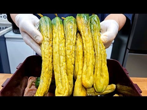 물 없이 담그는 오이지 신박한 비법 '이걸' 넣으세요