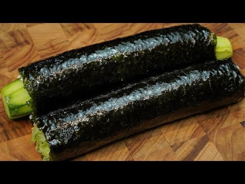 오이는 간단하게 김밥으로 만들어 드셔보세요!! 맛있는데 살도 안쪄요~! 다이어트에 좋은 오이김밥 만드는 법!! 최화정 김밥