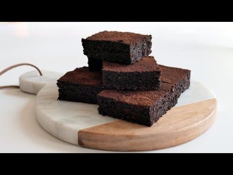 [당류 1g, 노아몬드가루] 저탄수 다이어트 꾸덕한 브라우니 만들기, Low Carb Fudge Brownie, KETO Baking