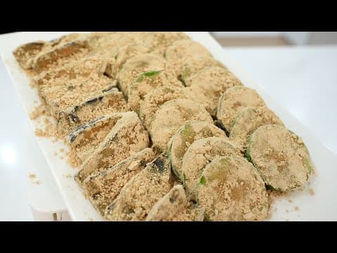 살 안찌는 인절미 실컷 드세요~ (vegetable injeolmi / Bean-powder-coated Rice Cake ENG SUB)