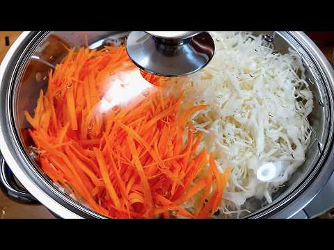 식전에 양배추를 이렇게 매일 먹었더니 살 빠지고 너무 맛있어서 매일 먹어요~당뇨,고혈압,항암에도 좋은 속편하게 10kg 쏙 뺀 양배추 요리👍