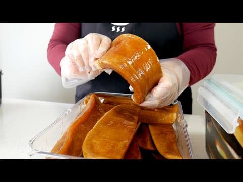 1년 내내 다 먹을때까지 오독오독한 무장아찌 비결