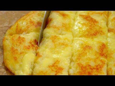 빵없이 감자가 통으로 들어간 감자 피자 레시피~!! 후라이팬 레시피