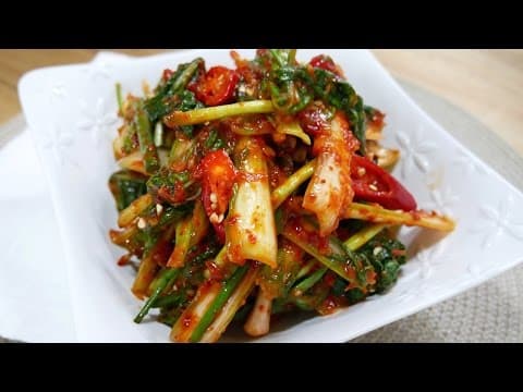 얼갈이김치 ( winter grown cabbage Kimchi )