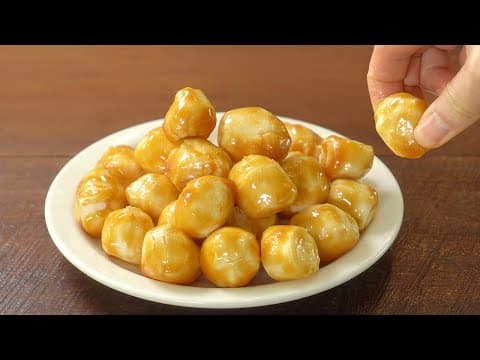 겉바속쫀, 신기하고 특별한 카라멜 떡팝콘 만들기 :: 쉬운 간식 :: Caramel rice cake popcorn